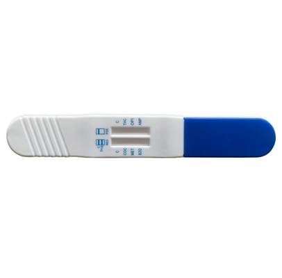 Prueba oral de drogas de 6 paneles de abuso de drogas de múltiples pruebas de saliva Kit 98% de precisión