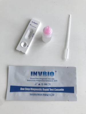 Tira rápida del Ab de la prueba del casete de los píloros del suero de sangre entera del CE H