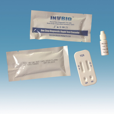 Anticuerpo rápido IgG de la prueba del embarazo de Toxo del toxoplasma de INVBIO/el panel combinado de la sangre de IgM