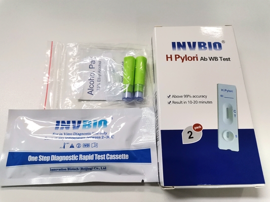 Tarjeta rápida de las heces de los equipos de la prueba de la enfermedad infecciosa píloros AG de H con CE