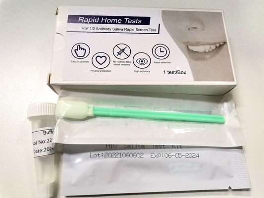 Hogar rápido del uno mismo de 5 de la reacción oral de los minutos de la saliva del VIH equipos de la prueba