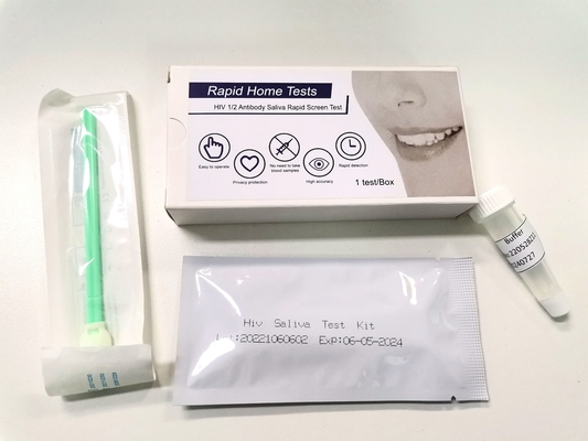 En equipos rápidos de la prueba del VIH del hogar el 1/2, prueba Kit High Sensitive de la saliva del antígeno