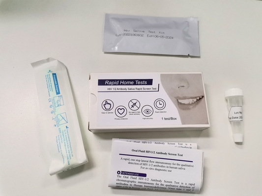 Un paso ayuda a la prueba combinada Kit Saliva/diagnóstico médico oral del VIH