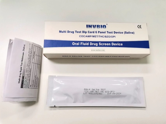 Prueba de droga flúida oral altamente exacta de los 6 paneles Kit For Private Identify Health