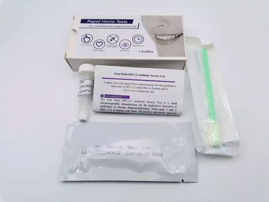 99% Oraquick Saliva Hiv Precisión de la prueba oral Invbio en uso diagnóstico in vitro