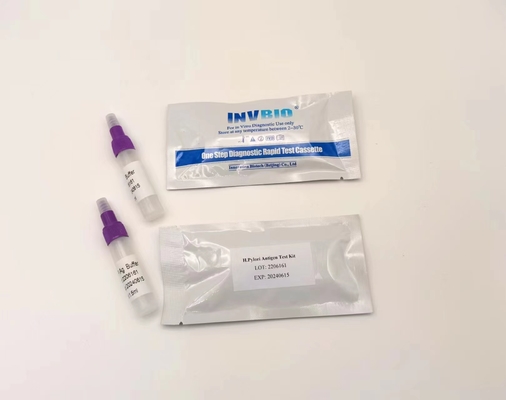 Autoexamen rápido exacto rápido del casete de la prueba del anticuerpo de los píloros de H en casa