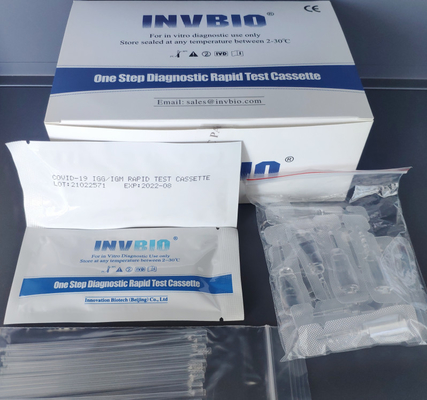 Prueba rápida Kit For Antibody COVID19 del oro coloidal del FSC FDA IgG IgM del CE