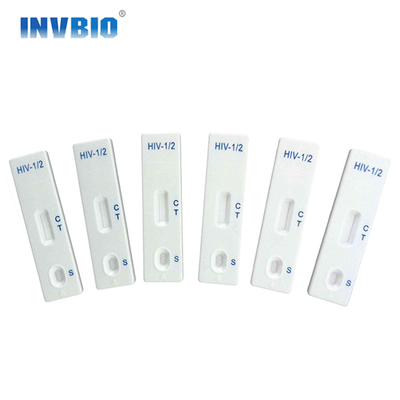 Tarjeta Ivd de prueba rápida de un paso del suero del VIH con el empaquetado del OEM