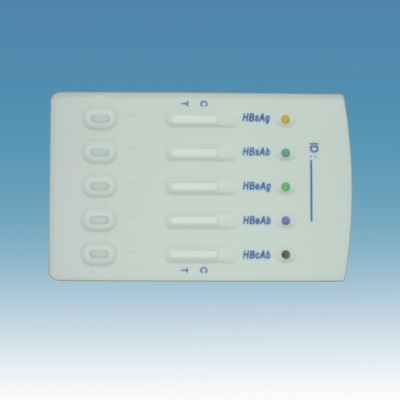 El panel multi 5 del paso rápido de la prueba una de Hbv del uso en el hogar de Invbio