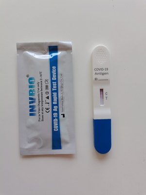 95,6% prueba rápida Kit Card Format de los píloros del antígeno H de la sensibilidad