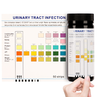 Tiras de prueba exactas de la infección de vías urinarias de Invbio 50 tiras/botella