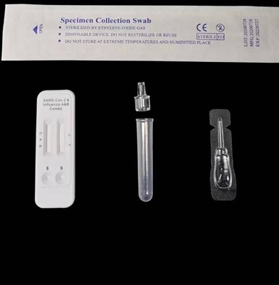 Gripe rápida A/B+Covid 19 de los equipos de la prueba de la enfermedad infecciosa del OEM combinada