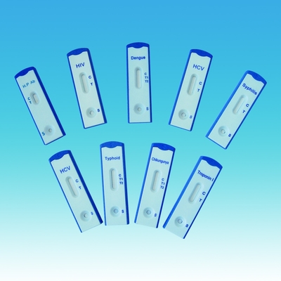 Línea casete del VIH de la sangre entera de los equipos rápidos de la prueba de la enfermedad infecciosa de la exactitud del 99% tri