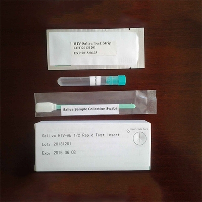 Pruebas rápidas de la muestra 25 de la muestra 25 de la saliva del plasma de la sangre entera de los equipos de la prueba de la enfermedad infecciosa de la detección del VIH del anticuerpo