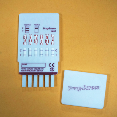 El panel rápido exacto inmediato de Kit Multi Drug Screening Urine 6 de la prueba de diagnóstico
