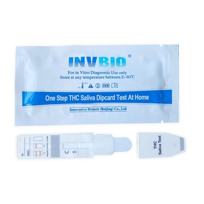 Prueba de diagnóstico Kit Thc Oral Saliva Test de la tenencia ilícita de drogas de Doa