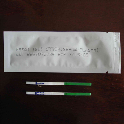 100pcs tira rápida superficial de Hbsag de la pantalla del antígeno de los equipos de la prueba de la enfermedad infecciosa de la hepatitis B