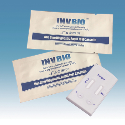 Diagnóstico combinado rápido del antígeno de los equipos NS1 de la prueba de la dengue de INVBIO y del anticuerpo de IgG/de IgM
