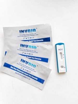 Plasma rápida del suero de sangre de Kit Strip Cassette For Whole de la prueba de la hepatitis C de Hcv