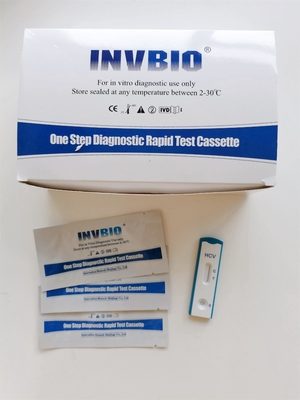 El CE marcó el oro coloidal de la prueba de la enfermedad infecciosa de los equipos HCV del anticuerpo rápido de la hepatitis C