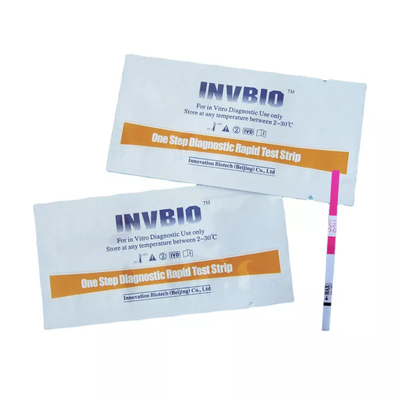 Embalaje temprano del OEM de la tira de prueba de embarazo de Hcg de la orina/del suero en casa