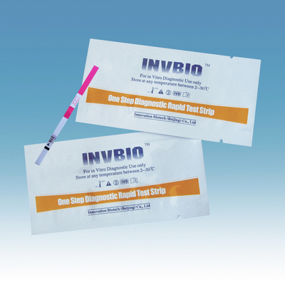 Embalaje temprano del OEM de la tira de prueba de embarazo de Hcg de la orina/del suero en casa