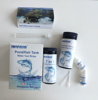 Prueba de la ventaja del acuario de los nitratos del amoníaco de las tiras de prueba de agua del acuario del FSC Invbio