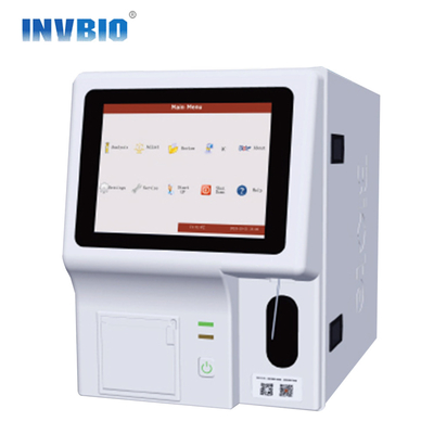 INVBIO716 más el analizador RBC WBC HGB y WBC de la hematología de 3 porciones automatizó completamente TFT LCD