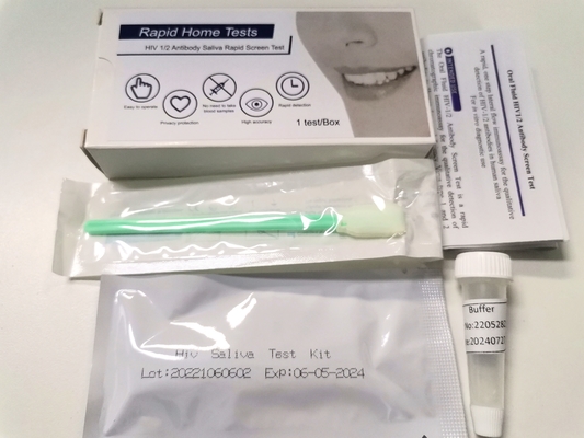 Sensibilidad rápida de Kit At Home 99,28% de la prueba del VIH de la saliva