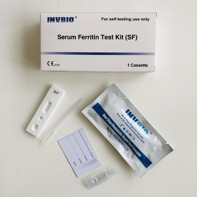 Prueba de prueba Kit Serum Ferritin Levels Rapid de la anemia del uno mismo del Ce de Invbio en casa