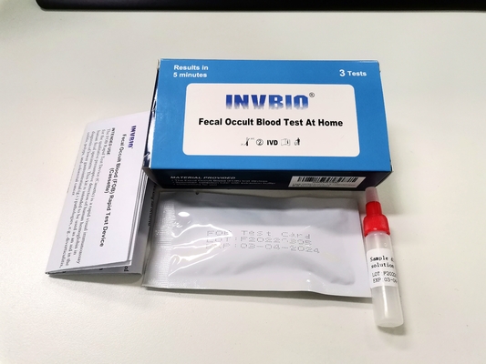 Fobt inmunológico humano Kit Fecal Occult Blood Test en casa