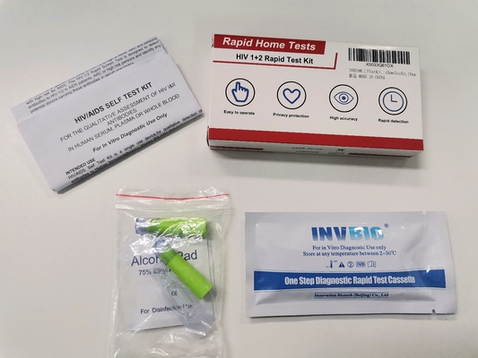 AYUDAS rápidas del VIH de los equipos de la prueba del VIH de la sangre del VIH 1+2 que prueban el CE aprobado