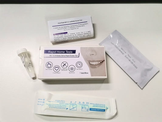 Un uno mismo rápido de los equipos de la prueba del VIH de la aprobación del Fsc del paso utiliza rápidamente resultado con saliva
