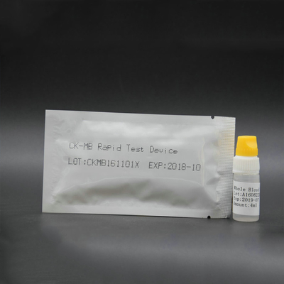 24 meses Kit de prueba de troponina Detección cualitativa del marcador cardíaco Ck-Mb