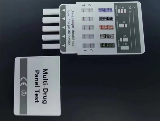 Prueba de droga exacta de la tarjeta de la inmersión de la orina de los 10 paneles en casa y en pruebas de laboratorio