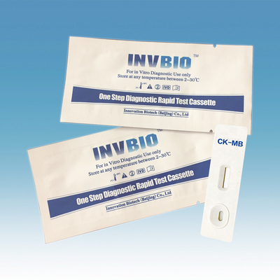 24 meses Kit de prueba de troponina Detección cualitativa del marcador cardíaco Ck-Mb
