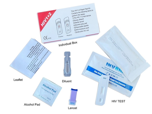 El pinchazo rápido del finger determina el análisis de sangre rápido del VIH del Std Kit Ce Iso Certificate