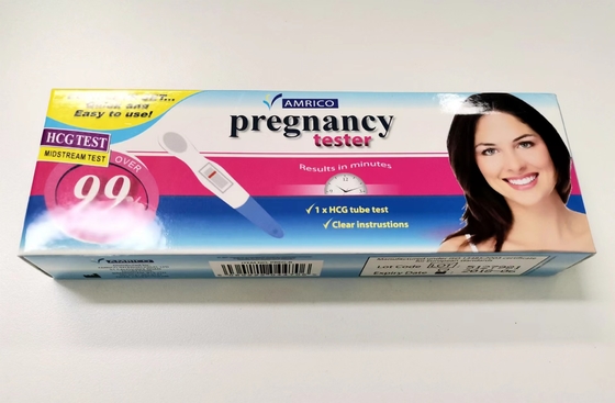 Prueba de embarazo temprana del centro de la corriente de Hcg del embarazo Kit High Sensitivity Home Test