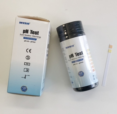 4.5 a 9.0 Acidez y alcalinidad Saliva Frase de prueba de pH Uso doméstico