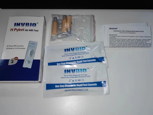 Prueba de tarjeta Ag Heces H Pylori Ce Detección rápida