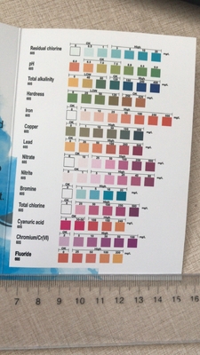 Alta prueba Kit Detect Ph Hardness Chlorine de la calidad del agua potable de 95,6% sensibilidades