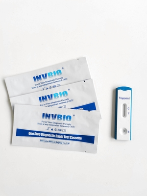 1.0ng/Ml prueba rápida Kit Device Serum de la troponina I/antígeno del plasma