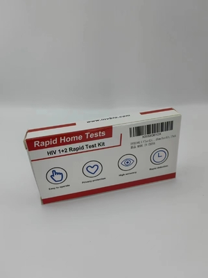 El flujo vertical rápido ayuda a una prueba 2 Kit At Home Quick Detection del VIH 1 del paso