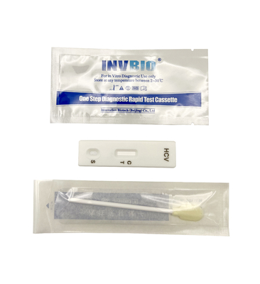 Una prueba Kit Self Use Fast Result de Hcv de la aprobación del Ce del paso con saliva