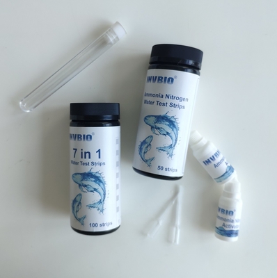 Prueba de agua de acuario Invbio de alta precisión Líneas de prueba de nitratos de amoníaco Prueba de plomo del tanque de pescado