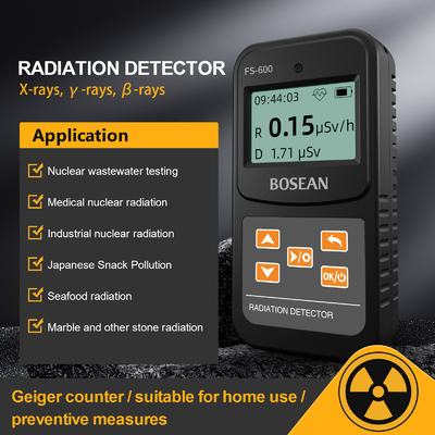 Detector nuclear digital portátil de mano Radiación de rayos X Y Rayos Geiger