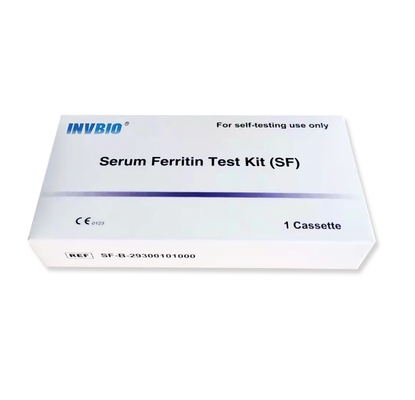 Kit de prueba de ferritina de 3,00 mm de precisión aprobado en suero de sangre entera
