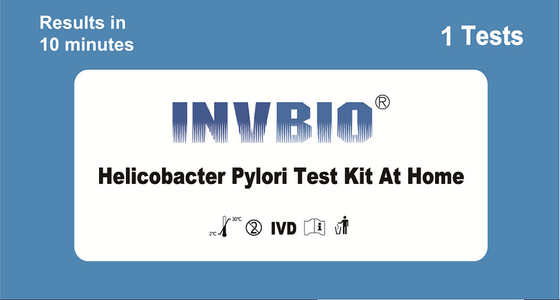 H Pylori Ag Enfermedades Infecciosas Kit de Prueba Rápida Tarjeta Con CE