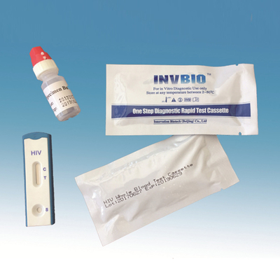 Tarjeta rápida de los equipos de la prueba de la enfermedad infecciosa de la sangre entera del VIH del antígeno