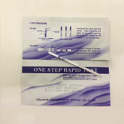 prueba Kit Strips de la tenencia ilícita de drogas de Canabis de la marijuana de Thc de la orina 50ng/Ml
